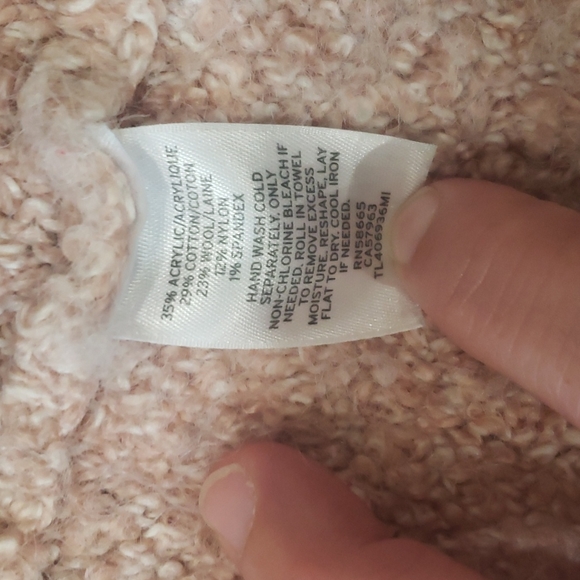 Leith S open front fuzzy textured cardigan - Picture 8 of 9